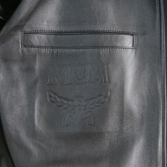 MCM Leather Jacket Medium - Picture 8 of 8